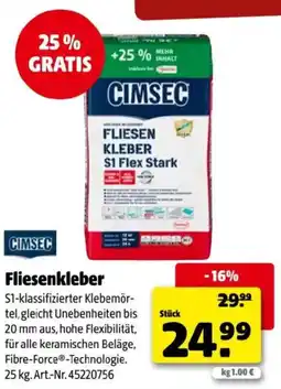 Hagebau Fliesenkleber Angebot