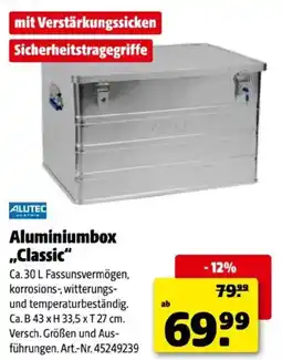 Hagebau Aluminiumbox Classic Angebot