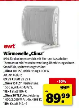 Hagebau Wärmewelle clima Angebot