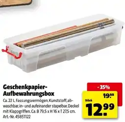 Hagebau Geschenkpapier- Aufbewahrungsbox Angebot