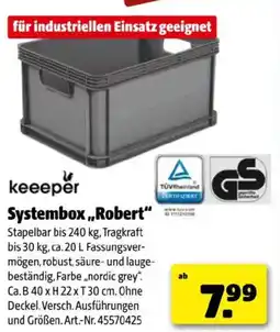 Hagebau Keeeper systembox robert Angebot
