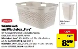 Hagebau Wäschekorb und Wäschebox Pure Angebot