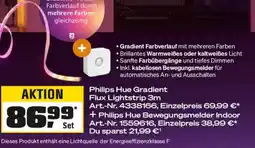 OBI Philips Hue Gradient Flux Lightstrip 3m Angebot