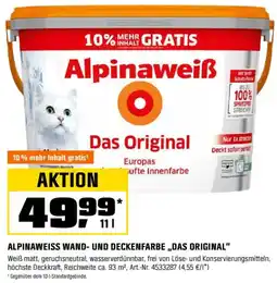 OBI Alpinaweiss wand- und deckenfarbe das original Angebot