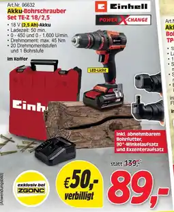 Zgonc Akku-Bohrschrauber Set TE-Z 18/2,5 Angebot