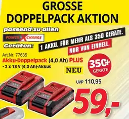 Zgonc Akku-Doppelpack (4,0 Ah) PLUS • 2 x 18 V (4,0 Ah)-Akkus Angebot