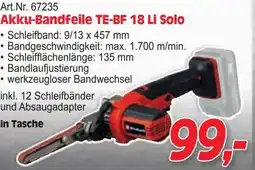 Zgonc Akku-Bandfeile TE-BF 18 Li Solo Angebot