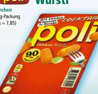 Norma Cocktail Würstl Angebot