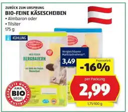 Hofer BIO-FEINE KÄSESCHEIBEN Angebot
