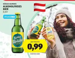Hofer KÜHLES BLONDES ALKOHOLFREIES BIER Angebot