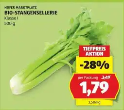 Hofer Bio Stangensellerie Angebot