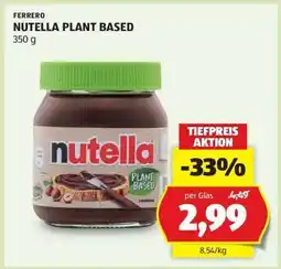 Hofer Nutella Plant Based Angebot