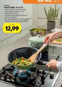 Hofer WOKPFANNE, Ø 26 CM Angebot