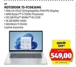 Hofer NOTEBOOK 15-FC0826NG Angebot