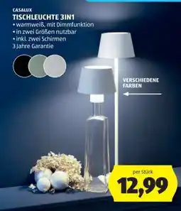 Hofer CASALUX TISCHLEUCHTE 3IN1 Angebot