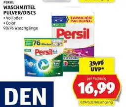 Hofer PERSIL WASCHMITTEL PULVER/DISCS Angebot