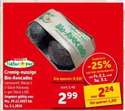 Interspar Cremig-nussige Bio-Avocados Angebot
