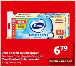Interspar Zewa Comfort Toilettenpapier Angebot