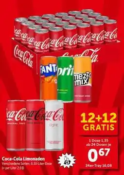 Interspar Coca Cola Limonaden Angebot