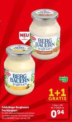 Interspar Schärdinger Bergbauern Fruchtjoghurt Angebot