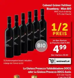 Interspar Cobenzl Grüner Veltliner Bisamberg - Wien BIO Angebot