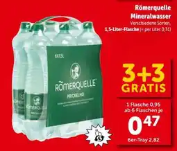 Interspar Roemerquelle Mineralwasser Angebot