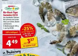 Interspar Bio-Black Tiger Garnelen 13/15 Angebot