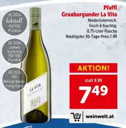 Interspar Pfaffl Grauburgunder La Vita Angebot