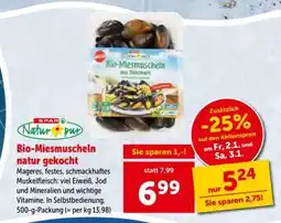 Interspar Bio-Miesmuscheln natur, gekocht Angebot