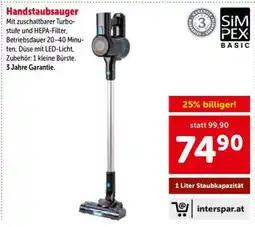 Interspar Handstaubsauger Angebot
