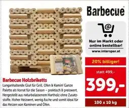 Interspar Barbecue Holzbriketts Angebot