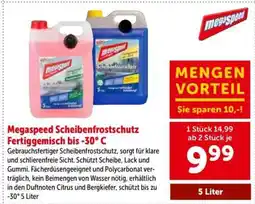 Interspar Megaspeed Scheibenfrostschutz Fertiggemisch bis -30° C Angebot