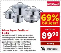 Interspar Kelomat Lugano Geschirrset 8-teilig Angebot