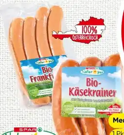 Eurospar Spar Natur pur Bio-Frankfurter Angebot