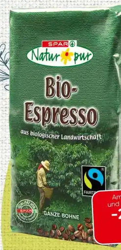Eurospar Spar Natur pur Bio-Kaffee Espresso Angebot