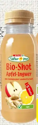 Spar Spar Natur pur Bio Shot Apfel Ingwer Angebot