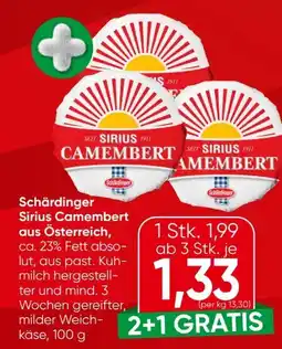 Spar Schärdinger Sirius Camembert Angebot