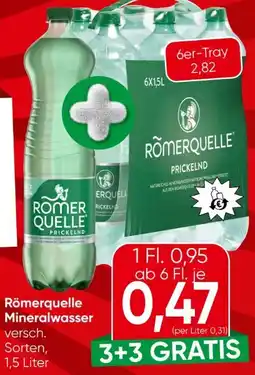 Eurospar Römerquelle Mineralwasser Angebot