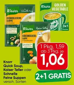 Eurospar Knorr Kaiserteller Grießnockerlsuppe Angebot