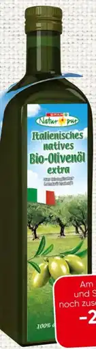 Spar Spar Natur pur Natives Bio-Olivenöl Extra Angebot