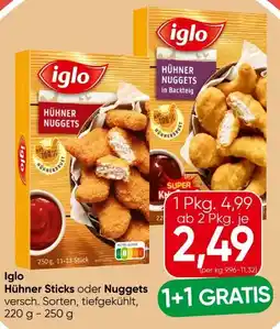 Eurospar Iglo Hühner Sticks Angebot