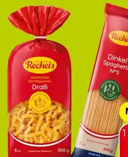 Eurospar Recheis Goldmarke Teigwaren Angebot