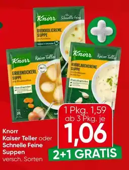 Spar Knorr Kaiser Teller-Suppen Angebot