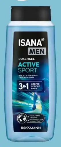 Eurospar Isana Men Duschgel Active Sport Angebot