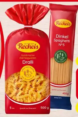 Spar Recheis Goldmarke Teigwaren Angebot