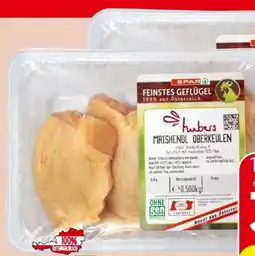 Spar Spar Feinstes Geflügel Hendl Oberkeulen Angebot