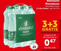 Interspar Römerquelle Mineralwasser Angebot