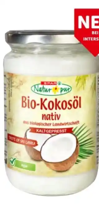 Interspar Spar Natur pur Bio-Kokosöl Nativ Angebot