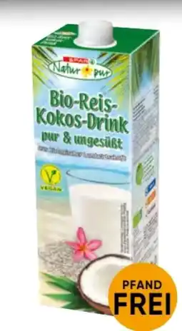 Interspar Spar Natur pur Bio-Reis-Kokosdrink Angebot
