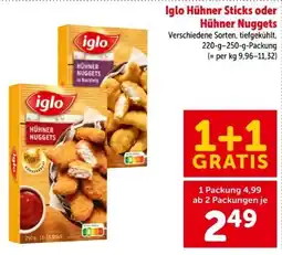 Interspar Iglo Hühner Nuggets Angebot